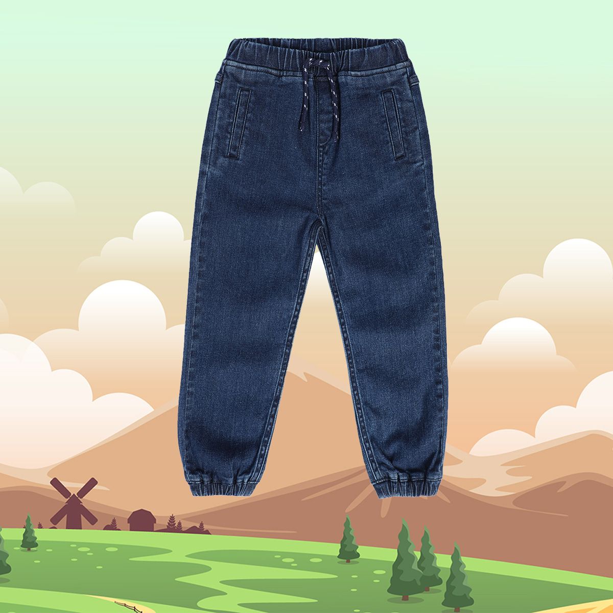Boys Blue Pack Of 1 Denim Pant