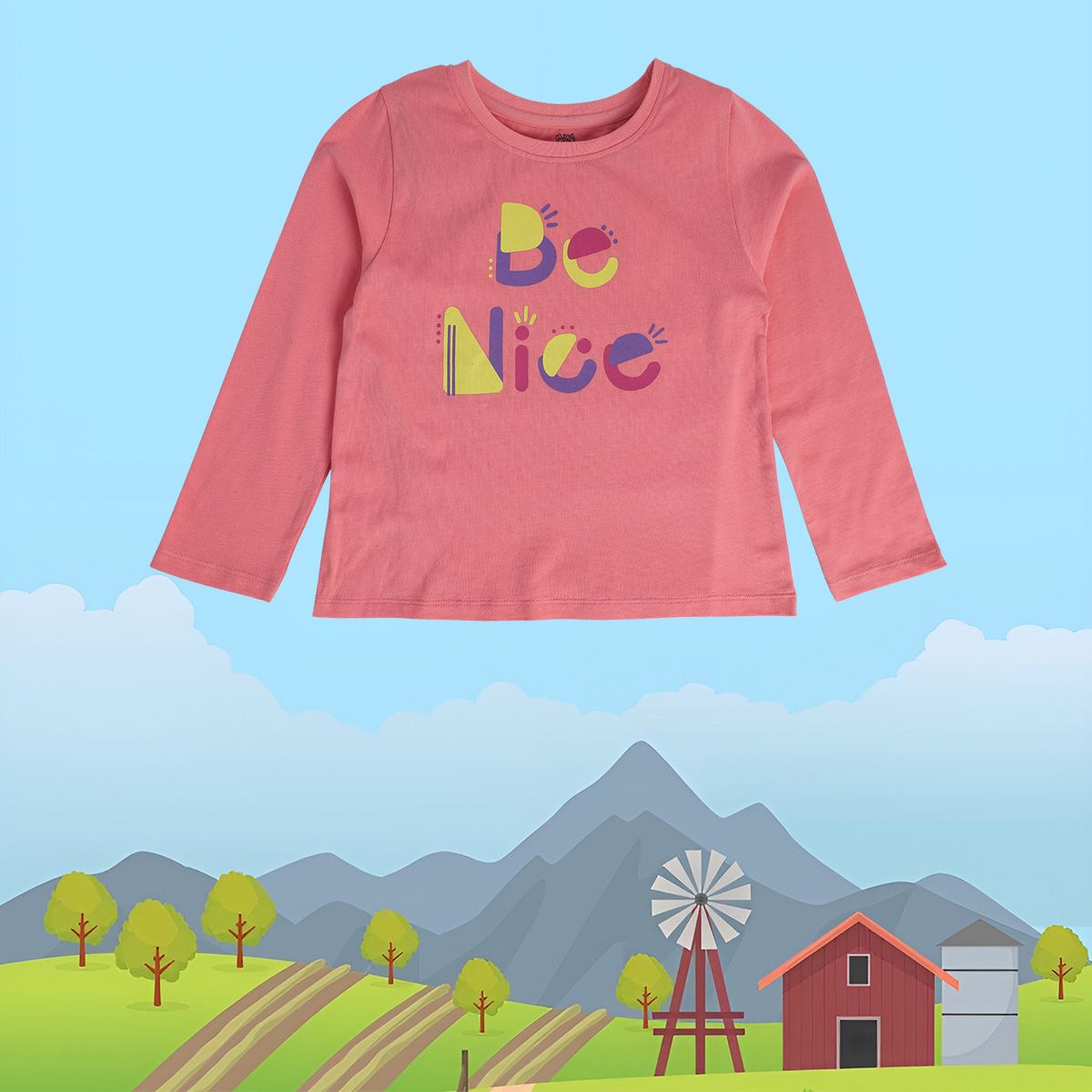 Girls Pink Knit Top