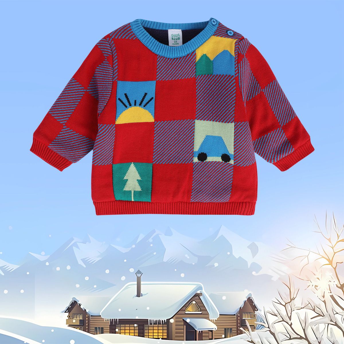 Boys Red Pack Of 1 Sweater