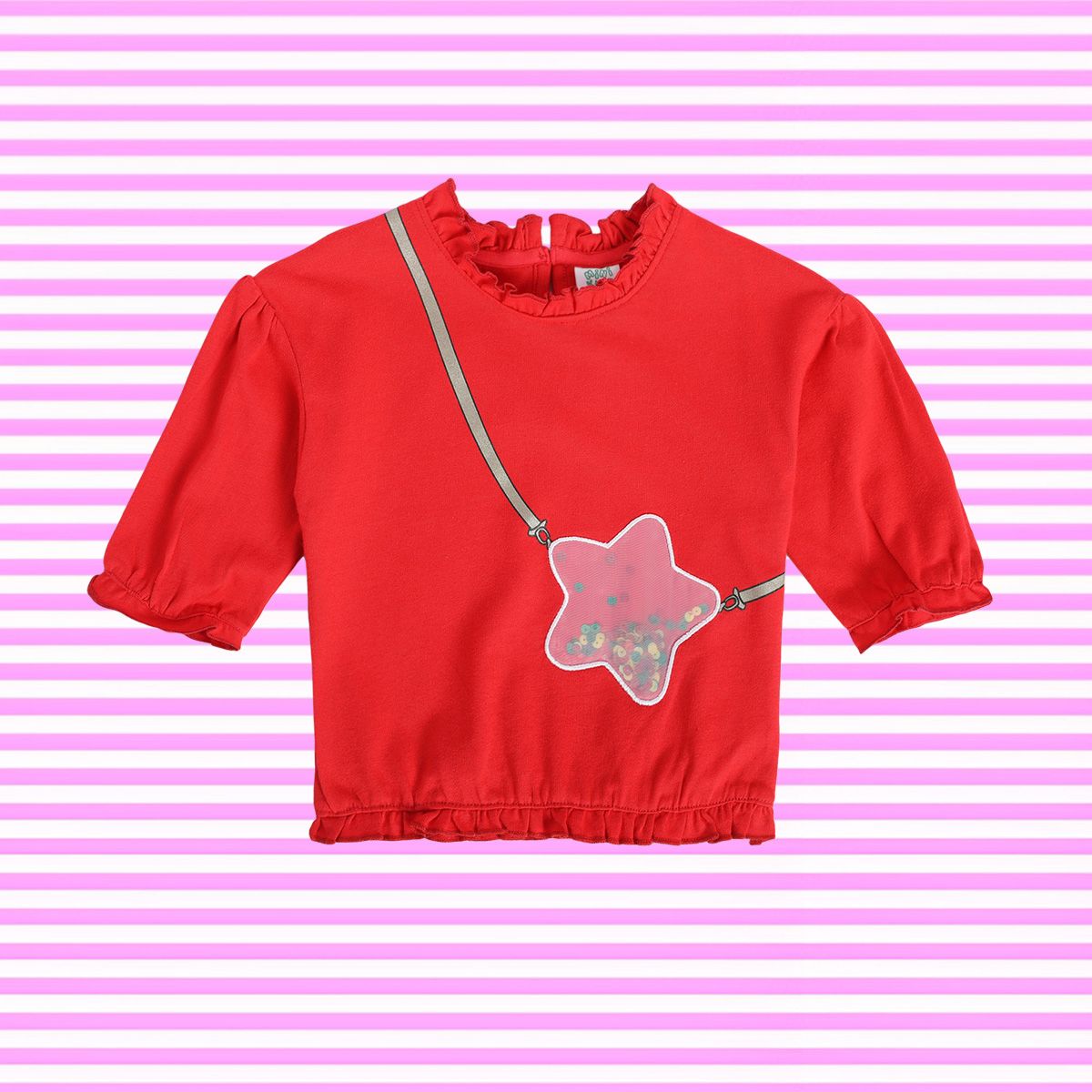 Girls Red Pack Of 1 Knit Top