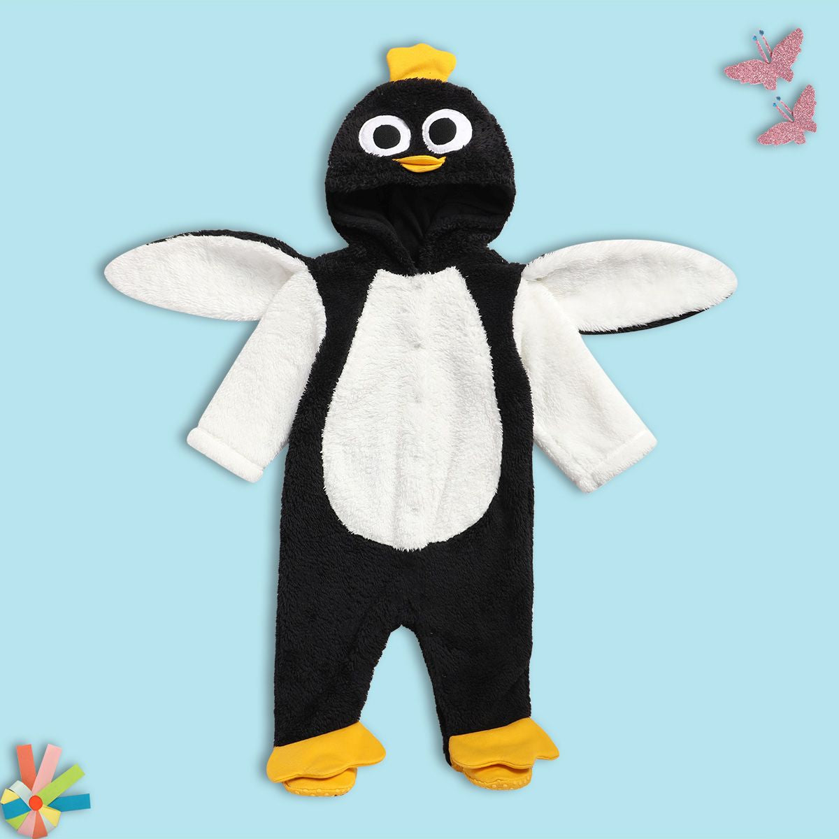 Girls Black Pack Of 1 Sleep Suit