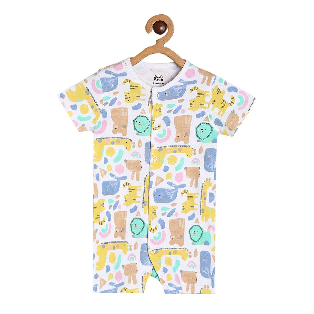 Boys Multicolor Pack Of 2 Romper