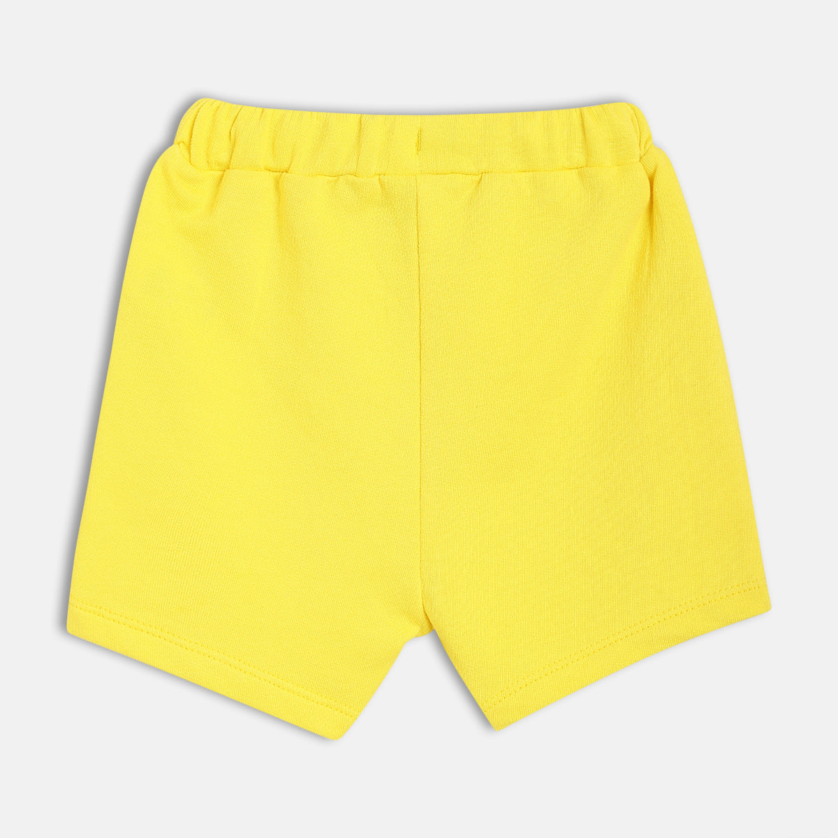 Baby Boys Solid Knit Shorts , Yellow