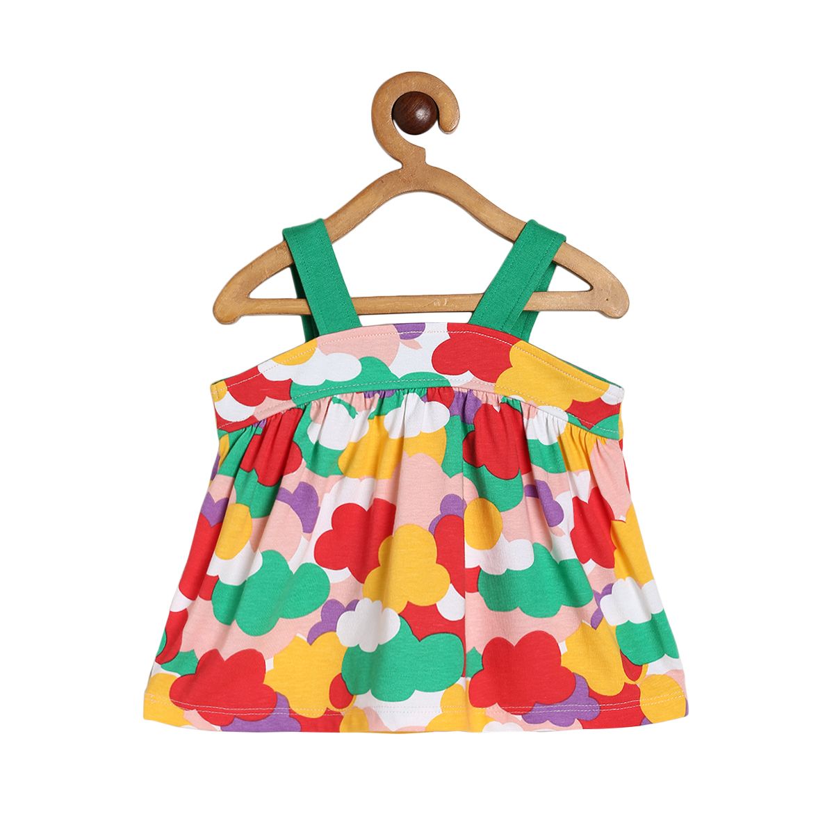 Girls Green Knit Top