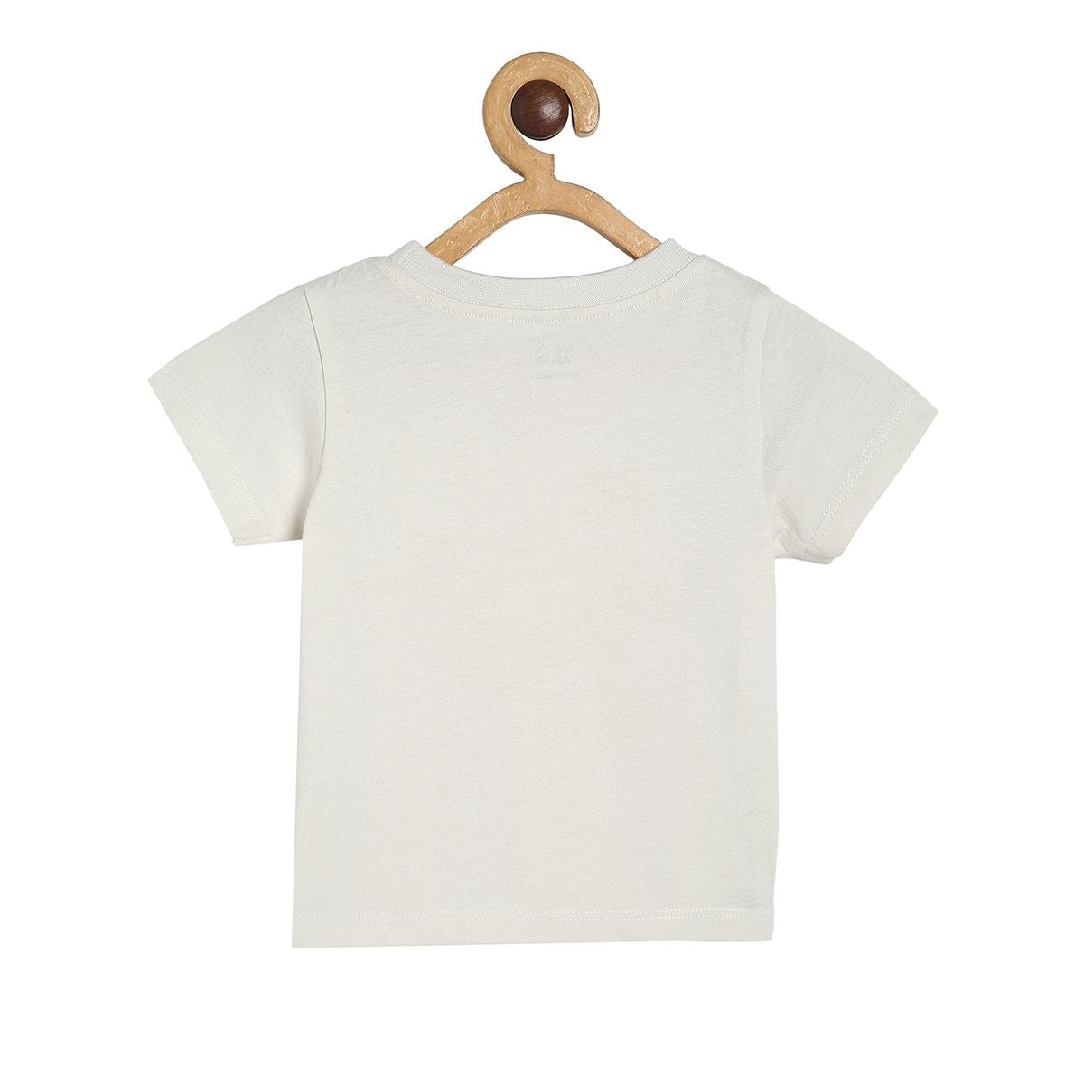 Boys Cream Pack Of 1 T-Shirt