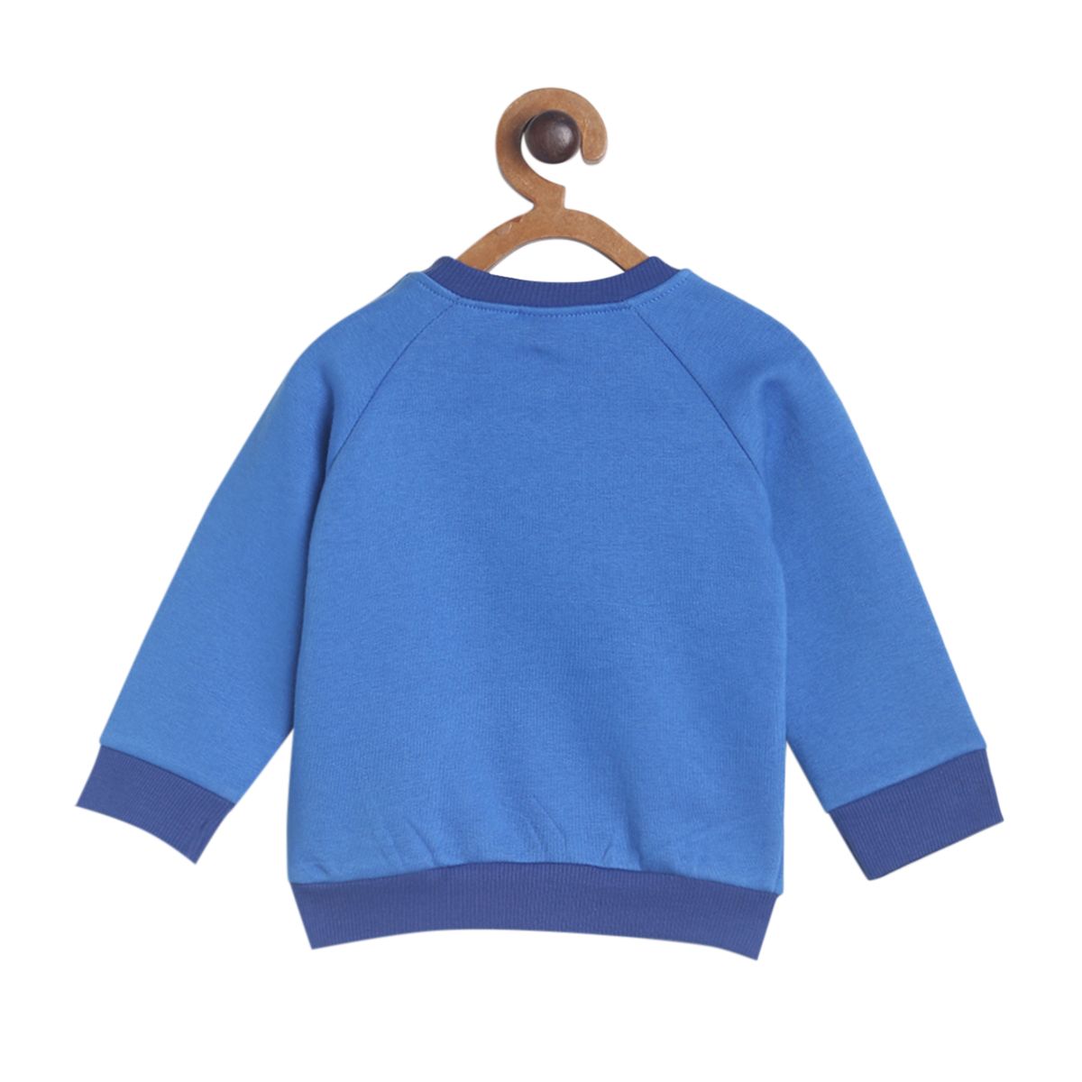 Pack of 1 knit sweat shirt - blue for 3-6 Months