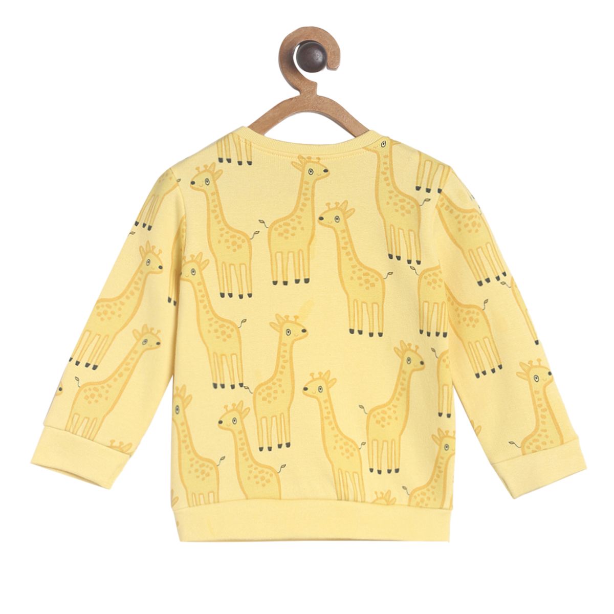 Pack of 1 knit sweat shirt - yellow for 3-6 Months