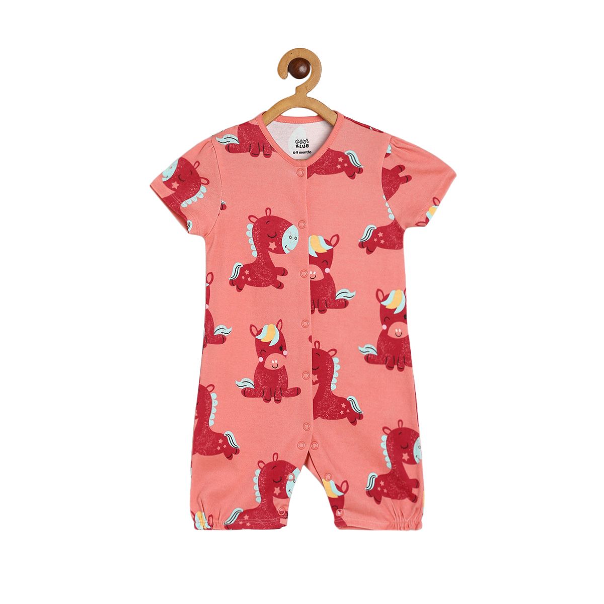 Girls Multicolor Pack Of 2 Romper