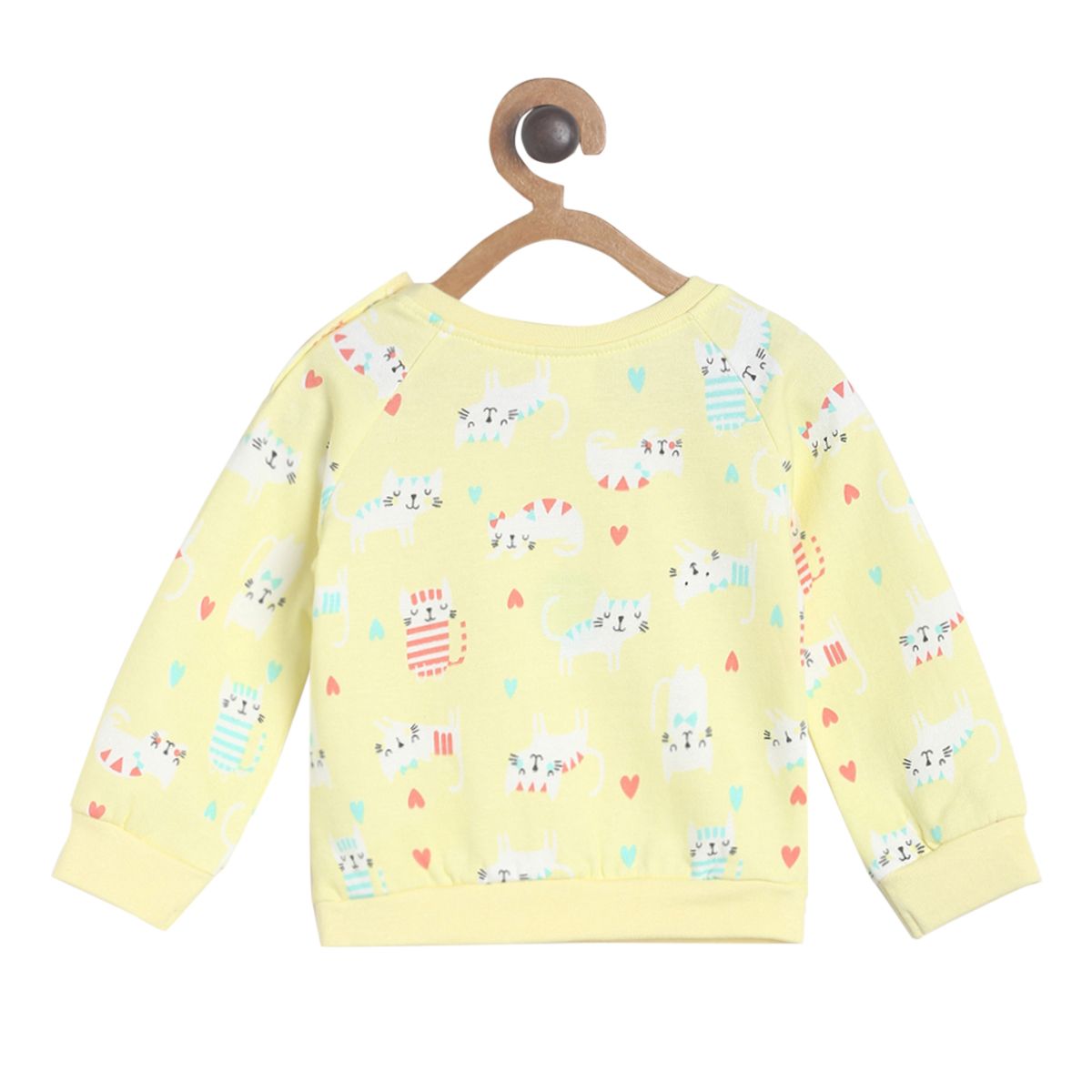 Pack of 1 knit sweat shirt - yellow for 3-6 Months