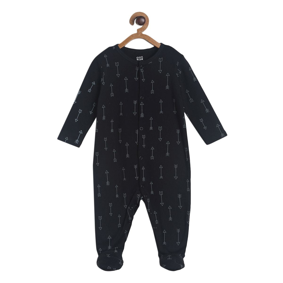 Pack of 2 sleepsuit - black for New Born