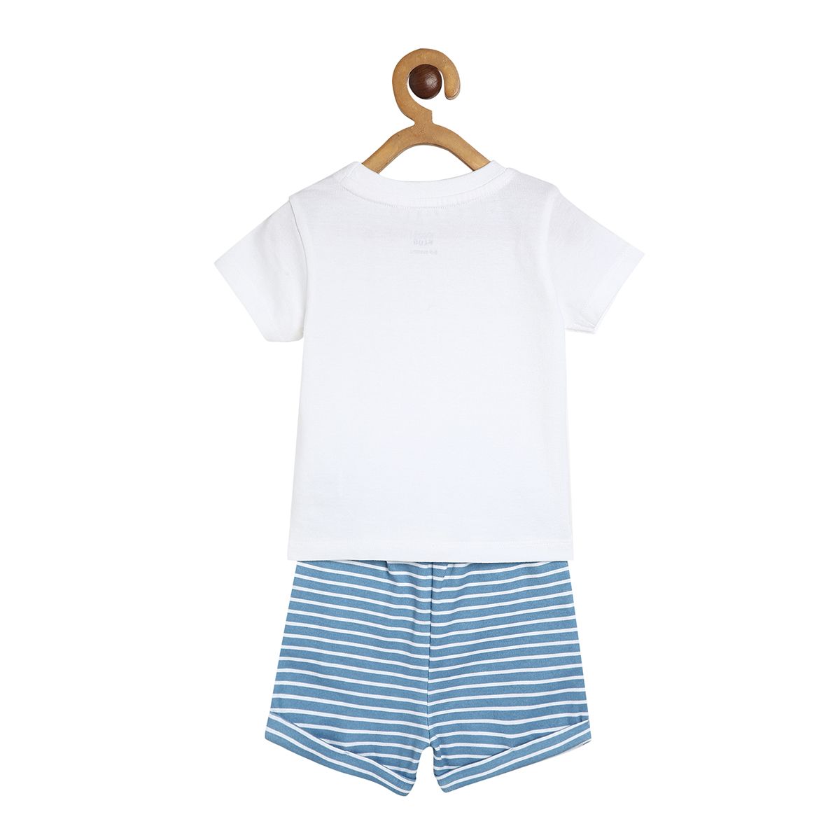 Boys White T-Shirt And Bottom