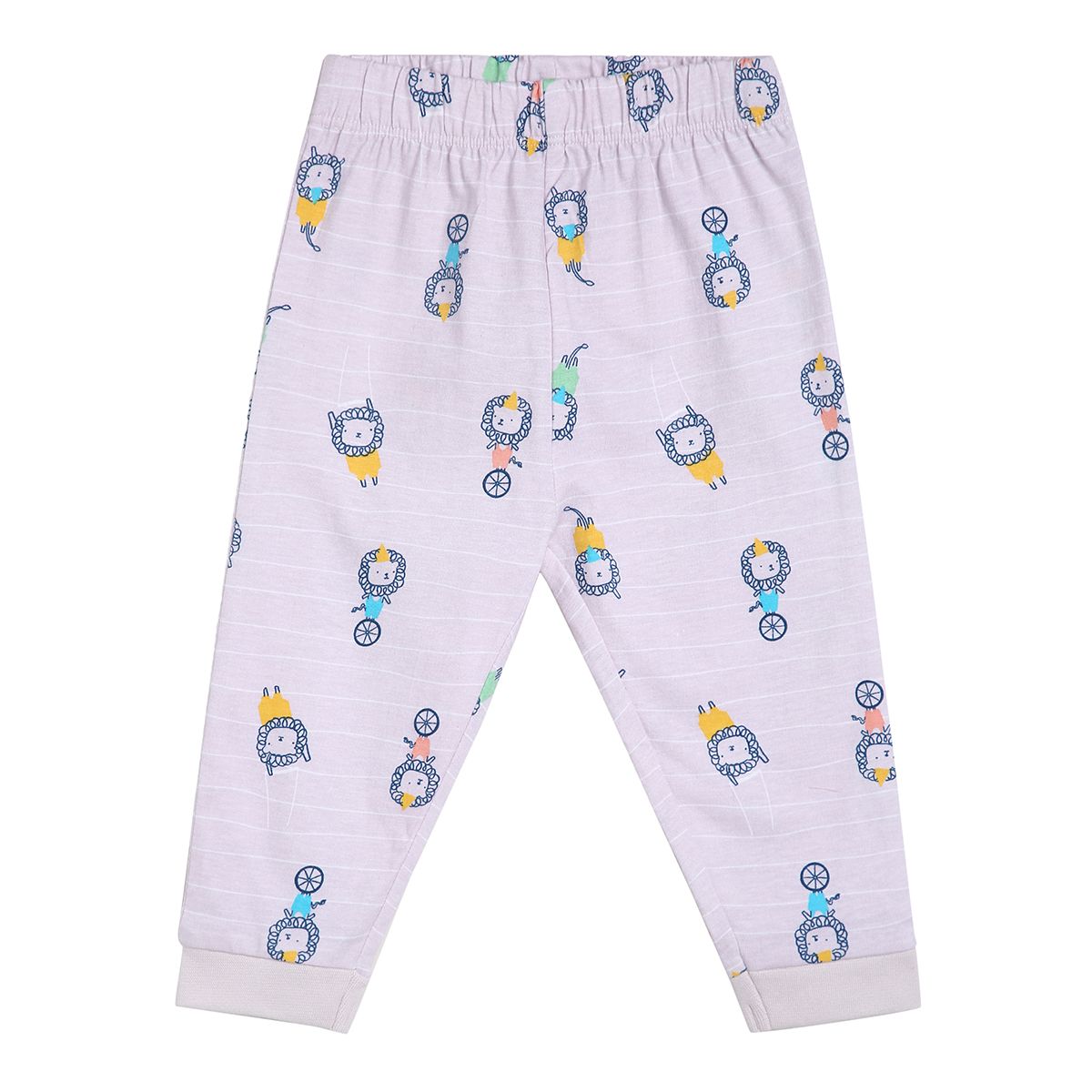 Baby Boys Printed Knit Bottoms Pack of 3, Multicolour