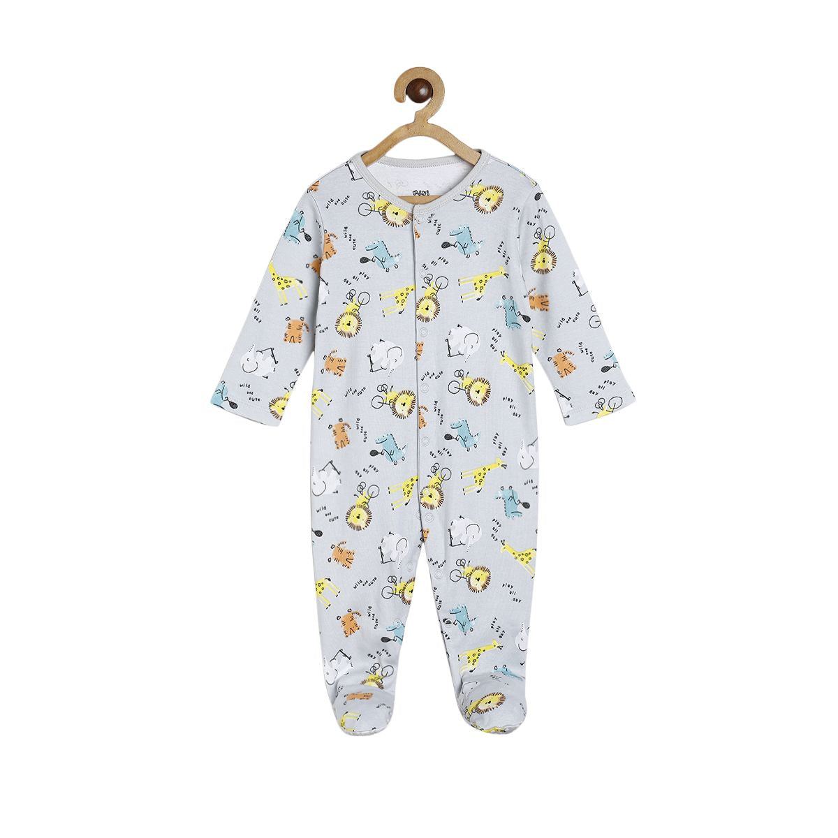 Boys Multicolor Pack Of 2 Sleep Suit