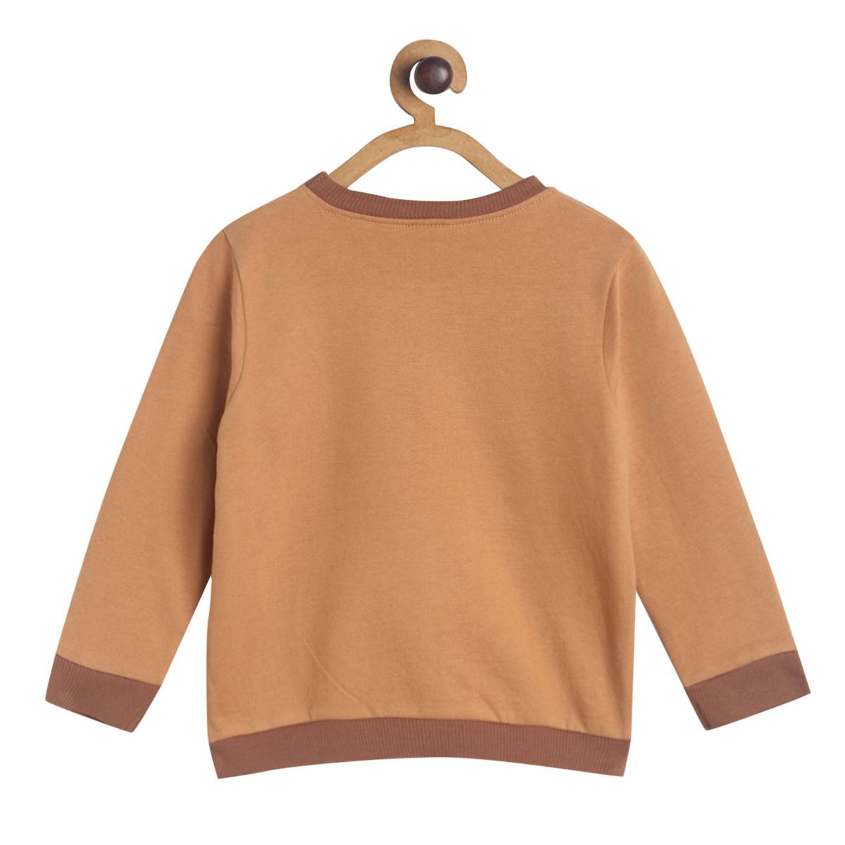Pack of 1 knit sweat shirt - mustard for 3-6 Months