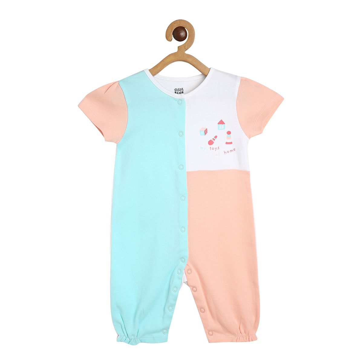 Girls Multicolor Pack Of 2 Romper