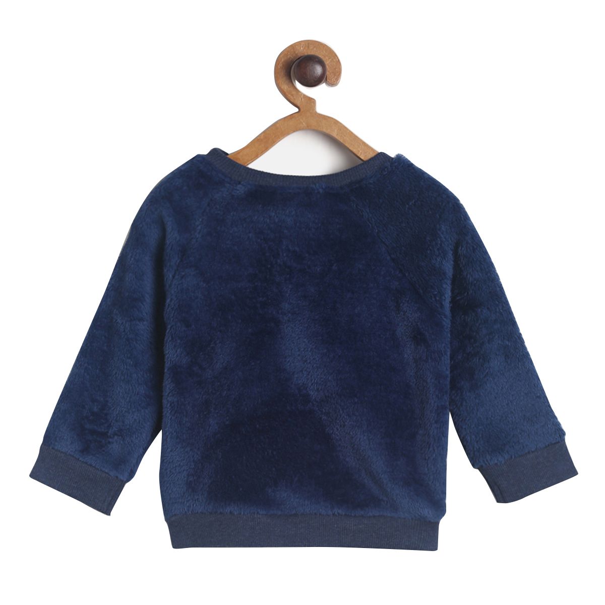 Pack of 1 knit sweat shirt - black for 3-6 Months