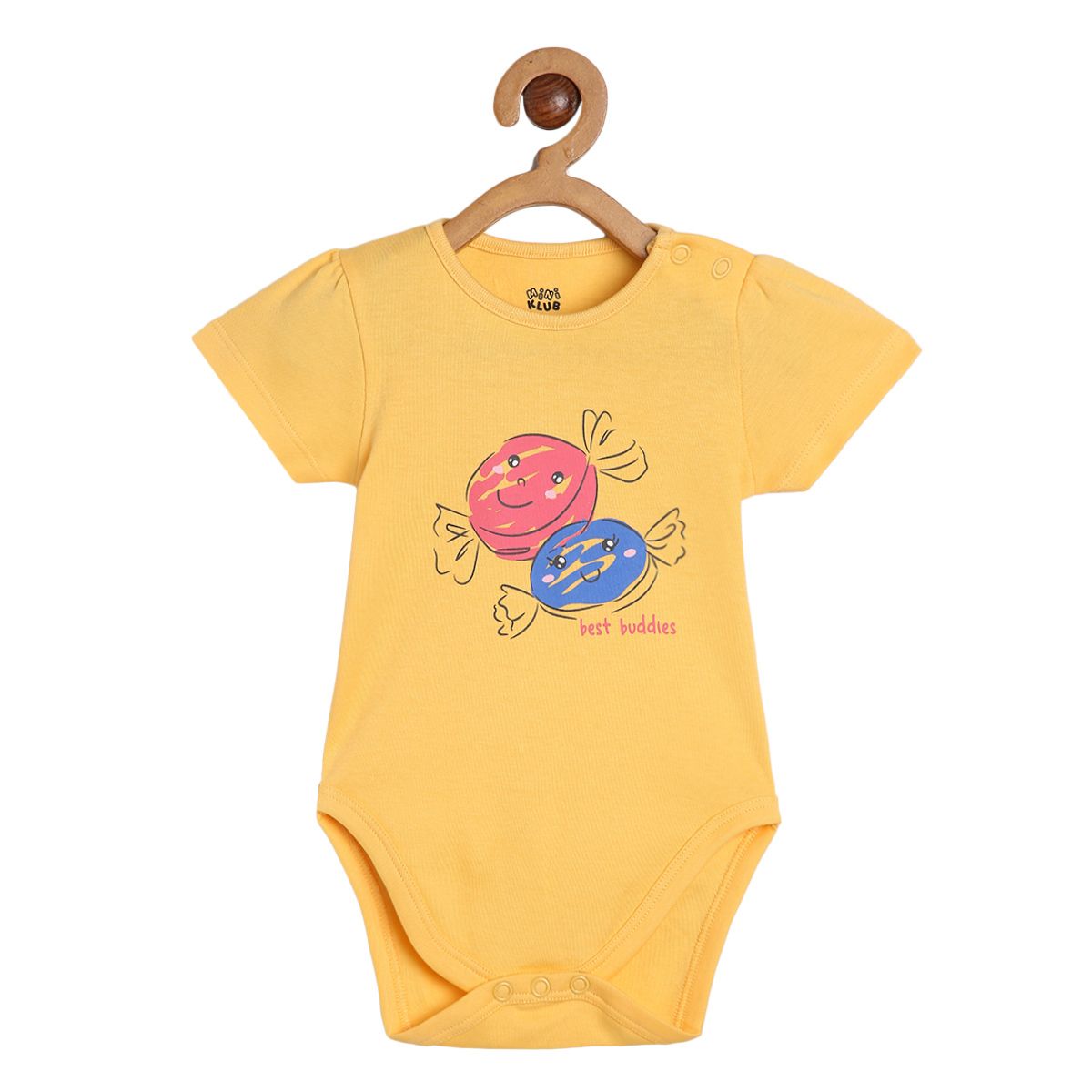 Girls Multicolor Pack Of 3 Body Suit