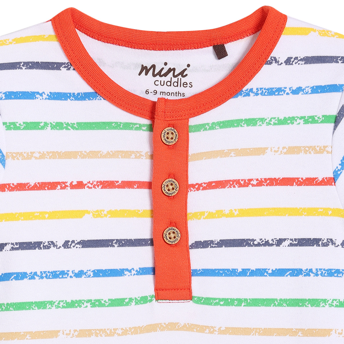 Baby Boys Printed Bodysuits Pack of 3, White and Blue