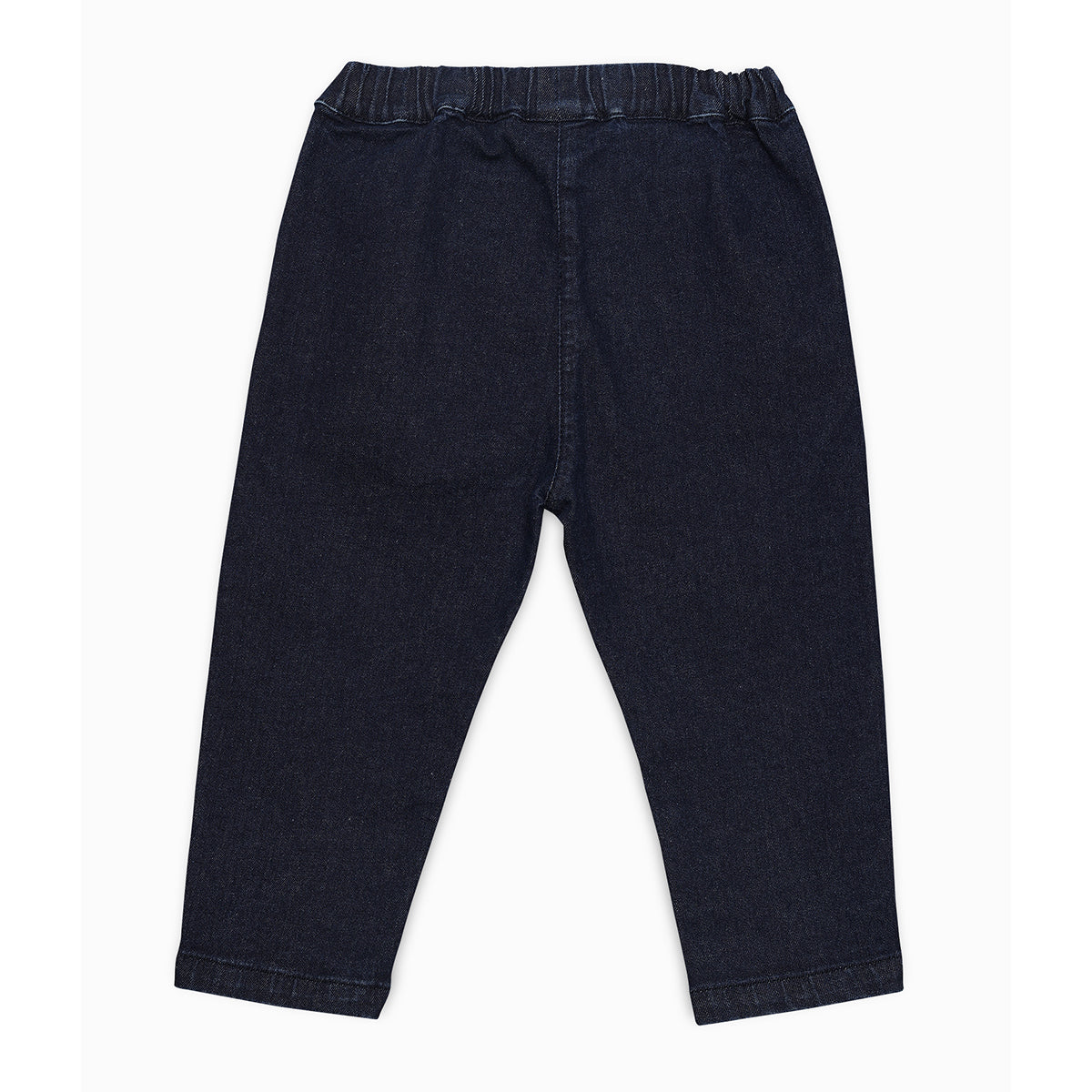 Baby Boys Denim Pant with Patch Detail, Dark Blue