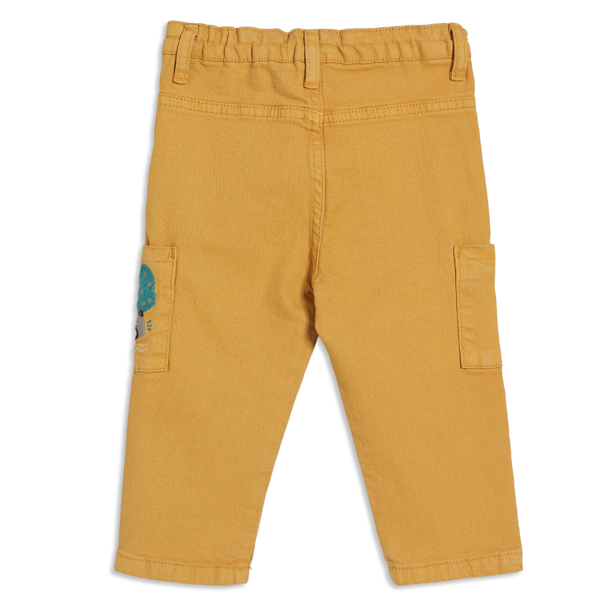 Baby Boys Solid Pants, Mustard Yellow