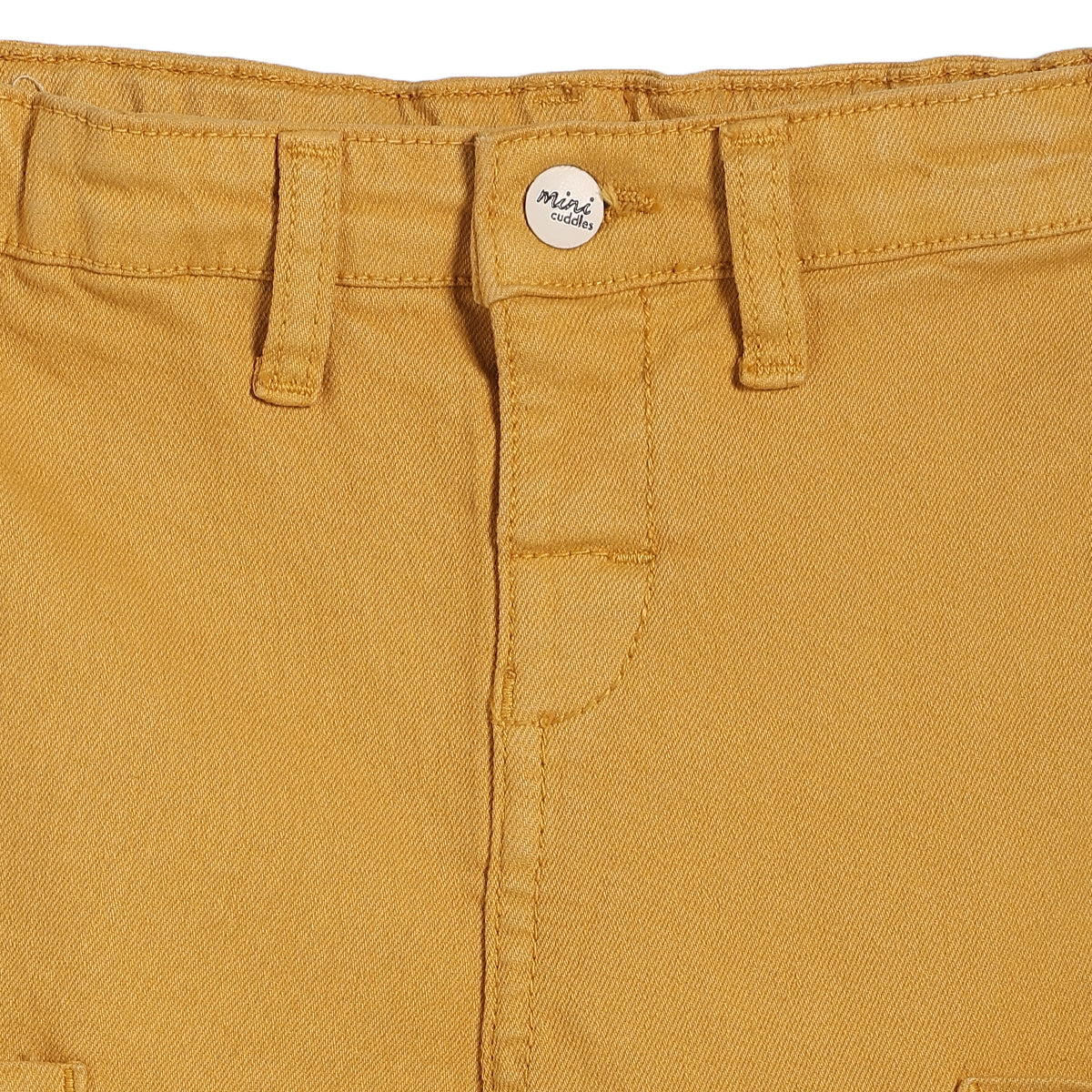Baby Boys Solid Pants, Mustard Yellow