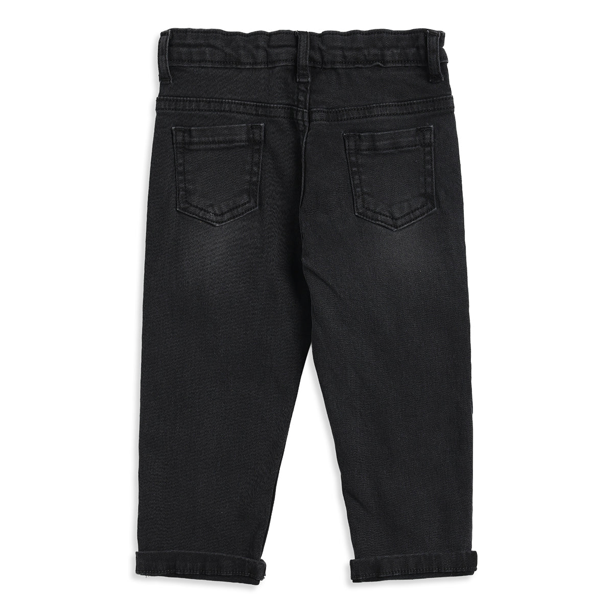 Baby Boys Black Denim Jeans Regular Fit Casual Kids Bottomwear