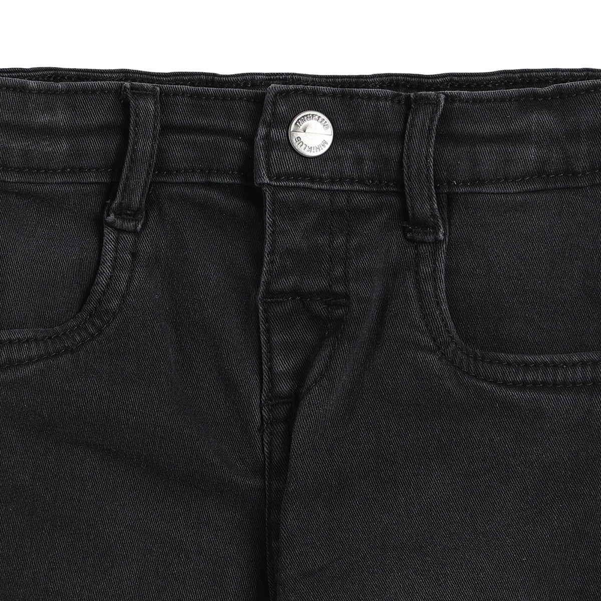 Baby Boys Black Denim Jeans Regular Fit Casual Kids Bottomwear