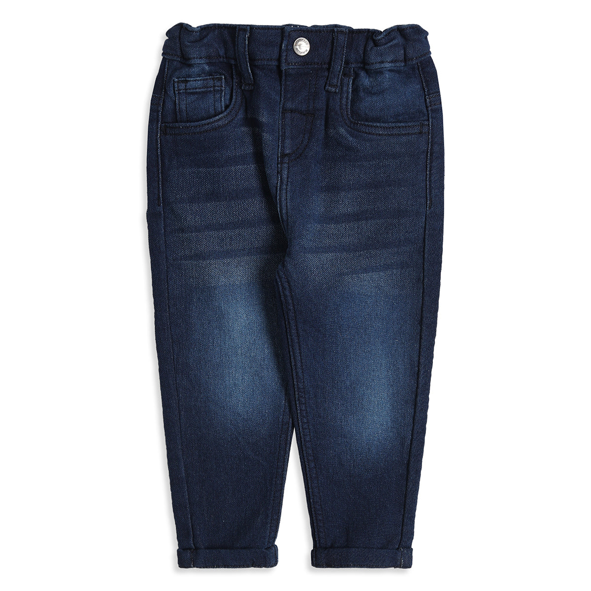 Baby Boys Blue Denim Jeans Regular Fit Casual Kids Jeans
