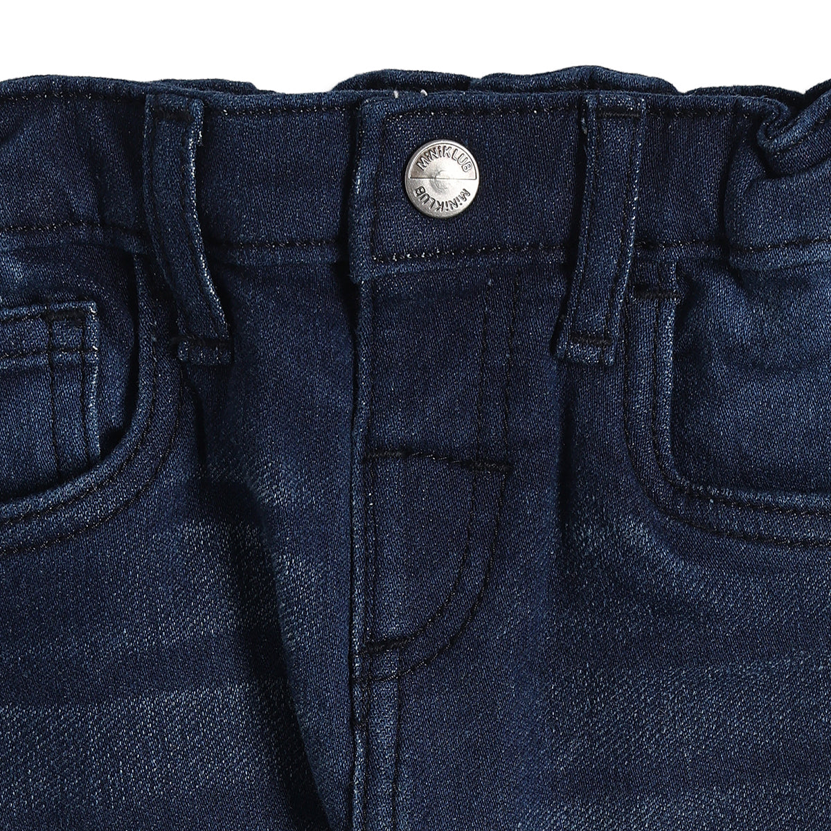 Baby Boys Blue Denim Jeans Regular Fit Casual Kids Jeans