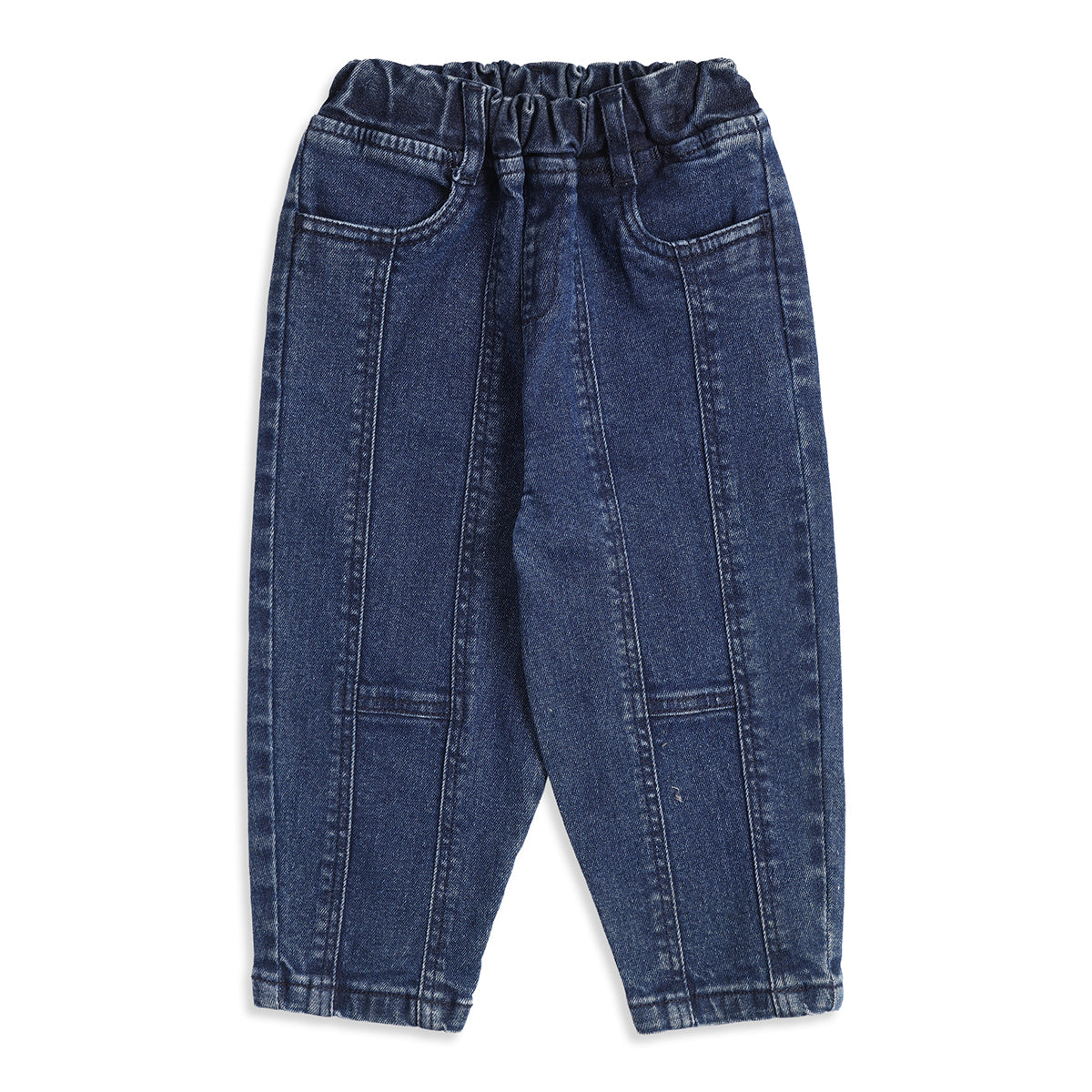 Baby Boys Blue Denim Jogger Fit Jeans