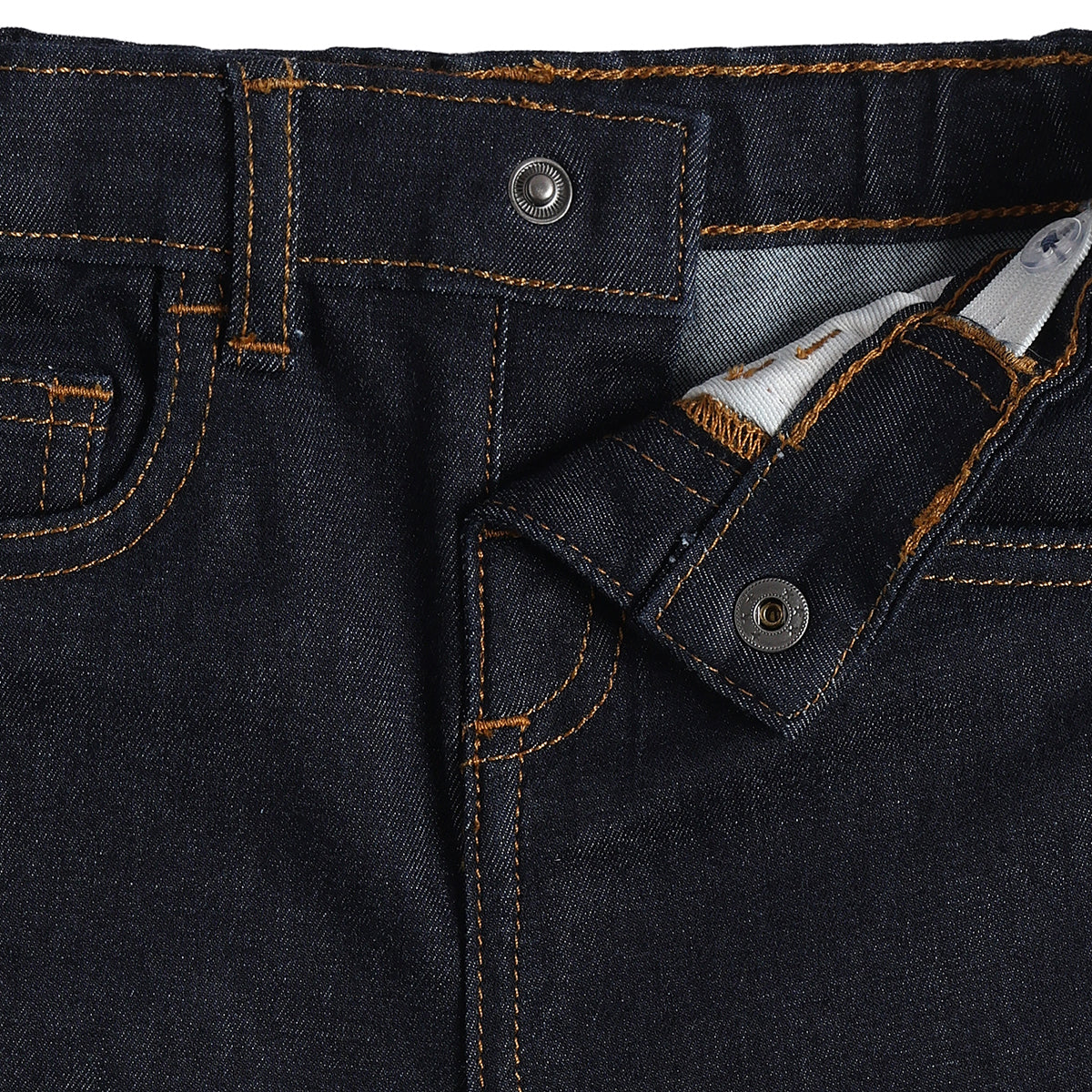 Baby Boys Dark Blue Denim Jeans Regular Fit Casual Denim Pants