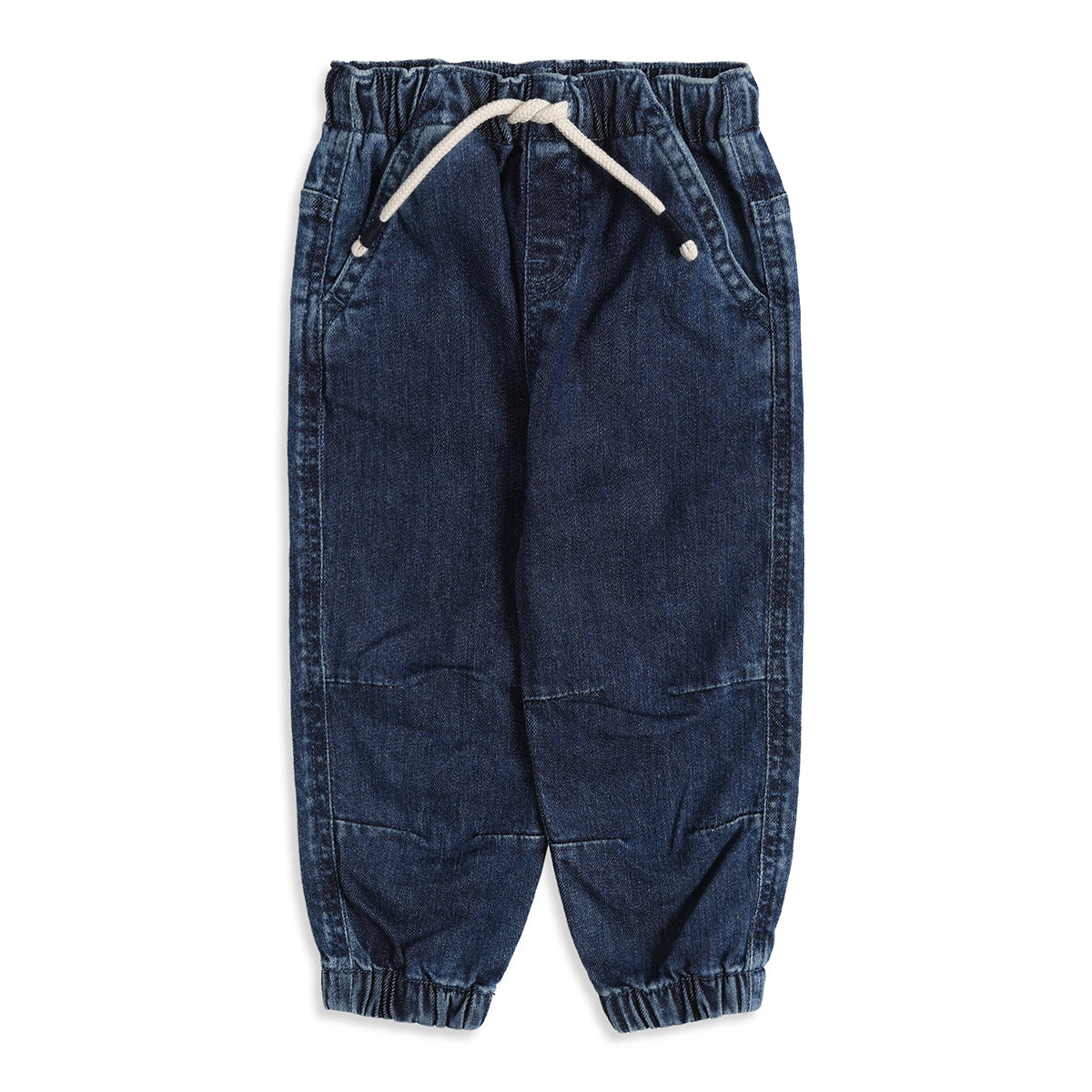Baby Boys Blue Denim Pant Regular Fit Casual Kids Pant