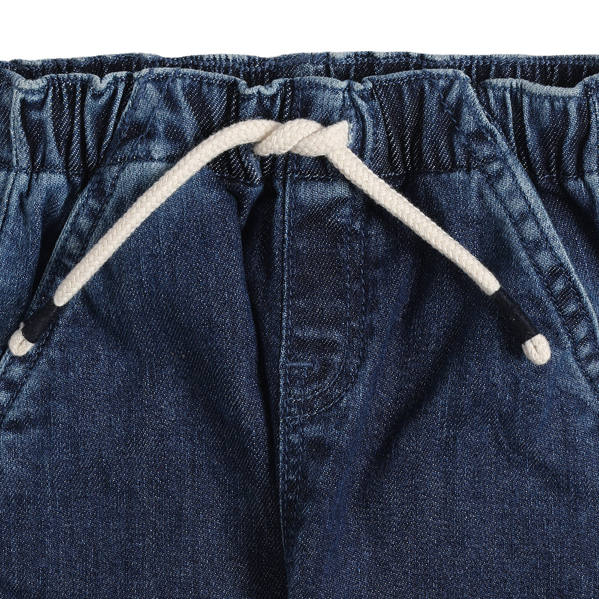 Baby Boys Blue Denim Pant Regular Fit Casual Kids Pant