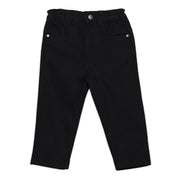 Baby Boys Solid Denim Pants, Black