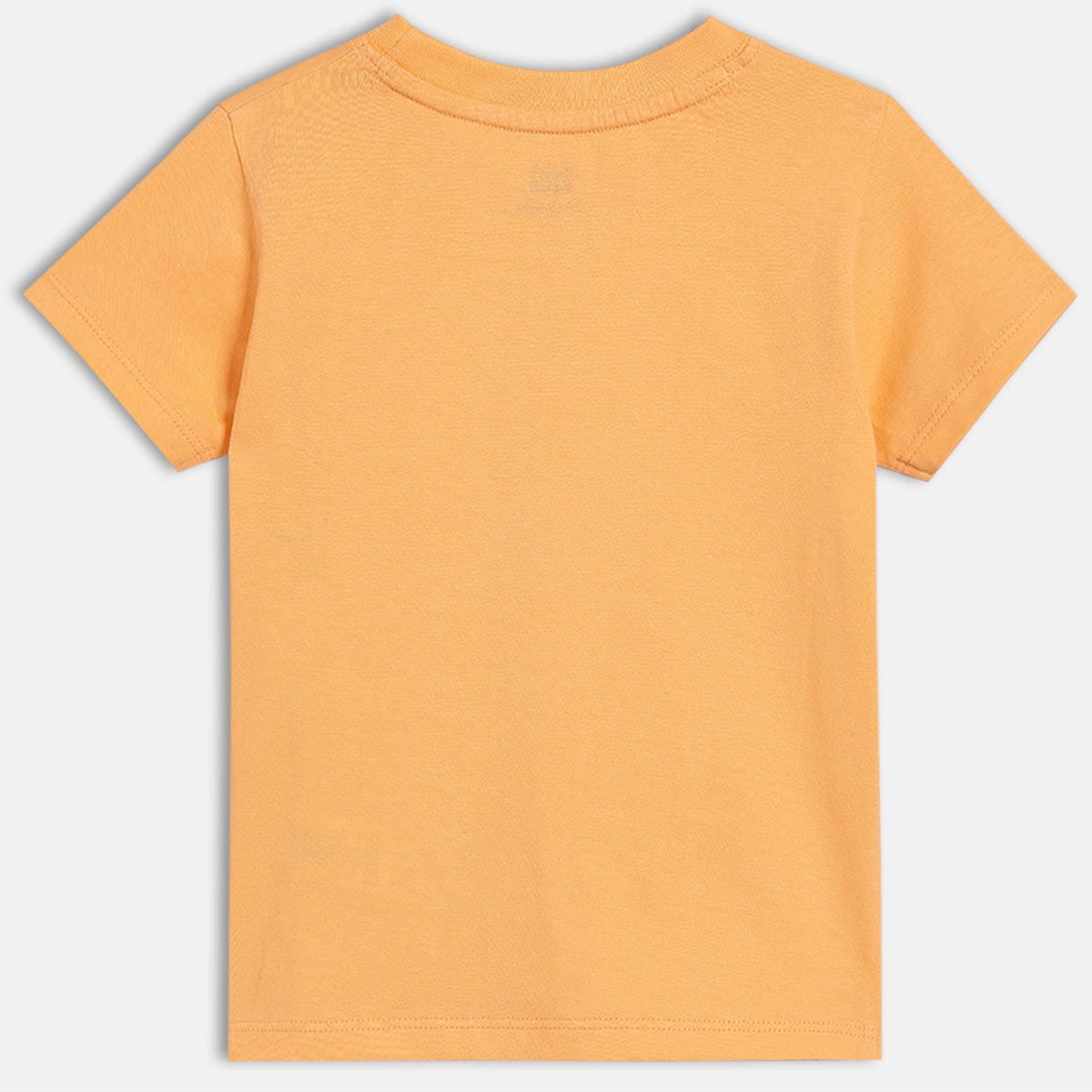 Baby Boys Text Print Dungaree Set with T-Shirt, Yellow and Blue