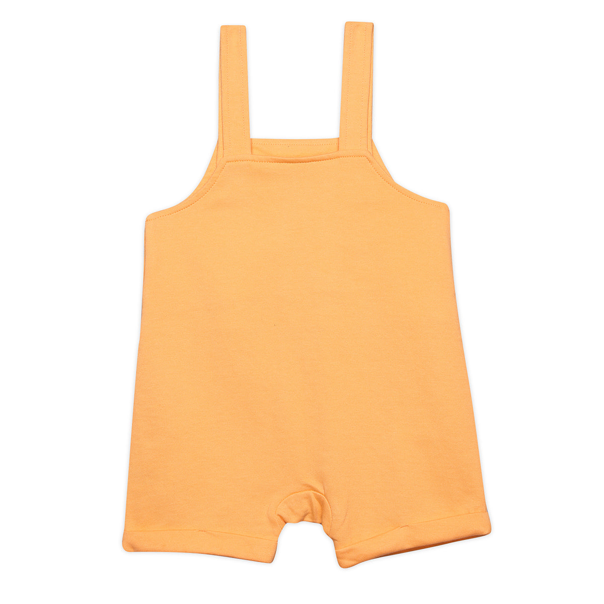 Baby Boys Aloha Dungaree Set, Orange and Cream