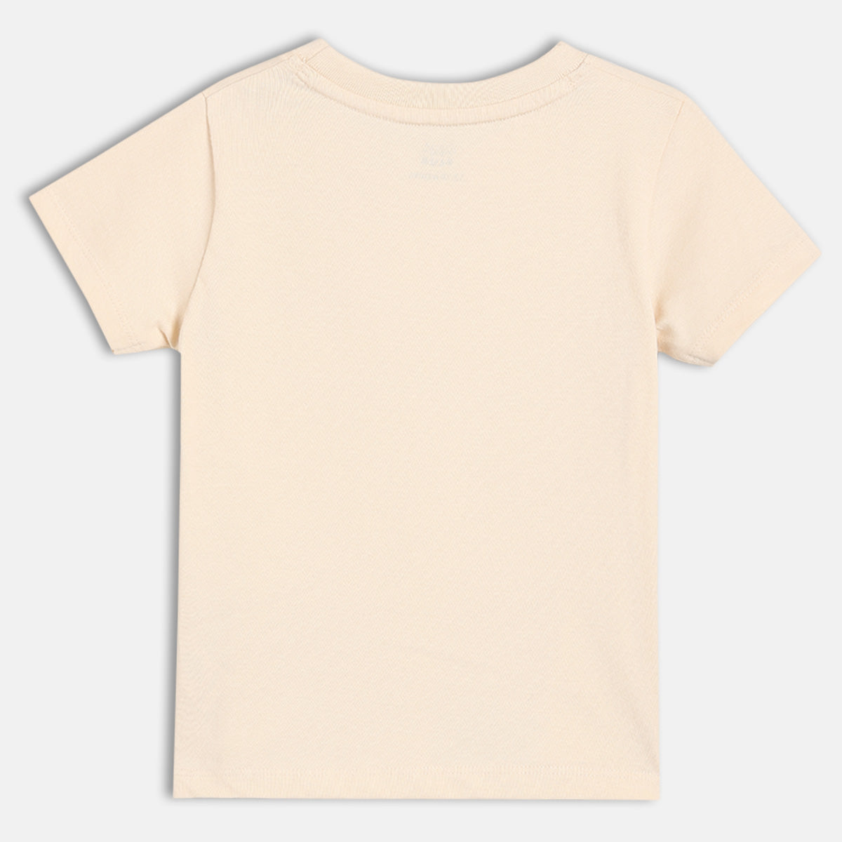 Baby Boys Printed T-Shirt With Dungaree Set, Beige And Grey