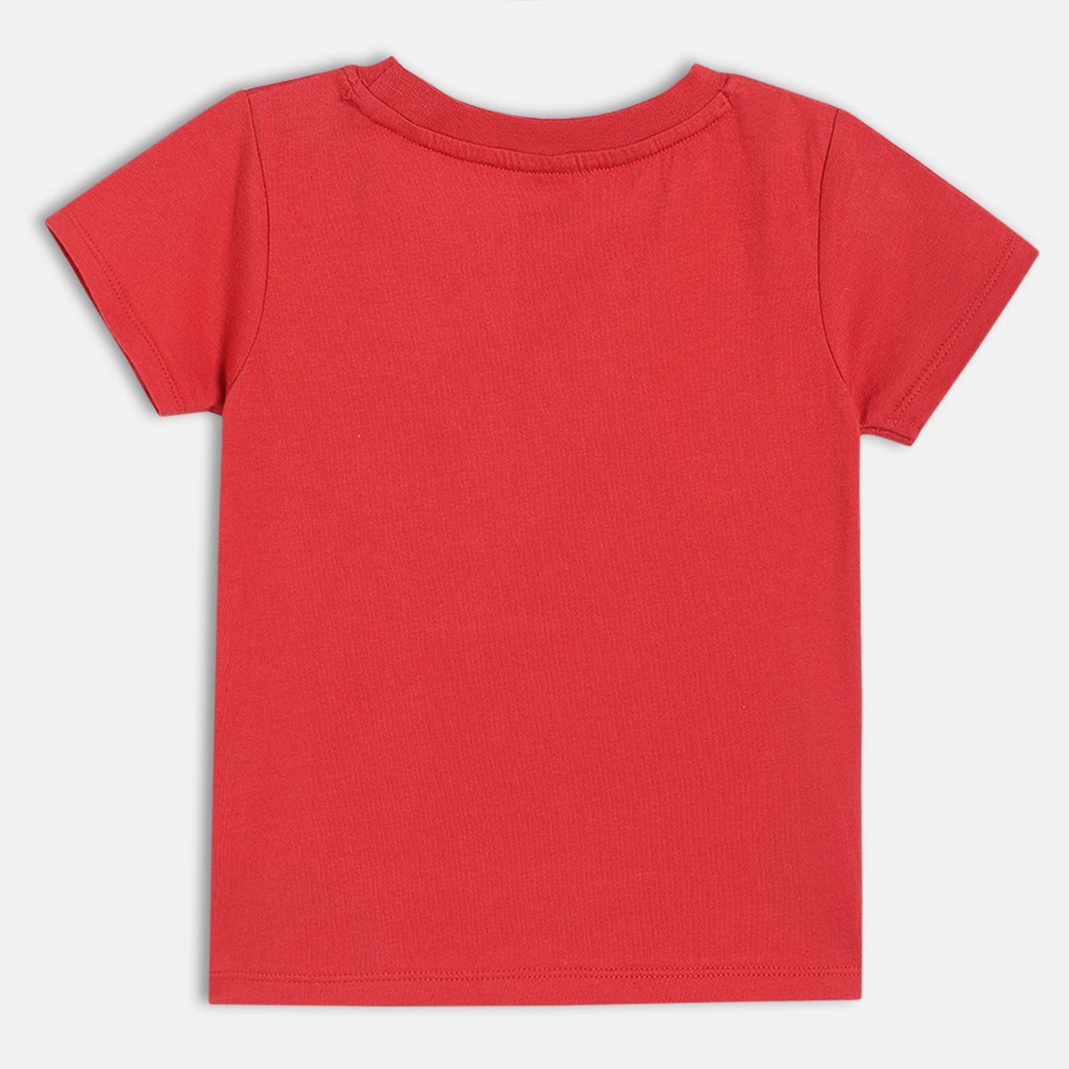 Baby Boys Printed T-Shirt With Dungaree Set, Red And White