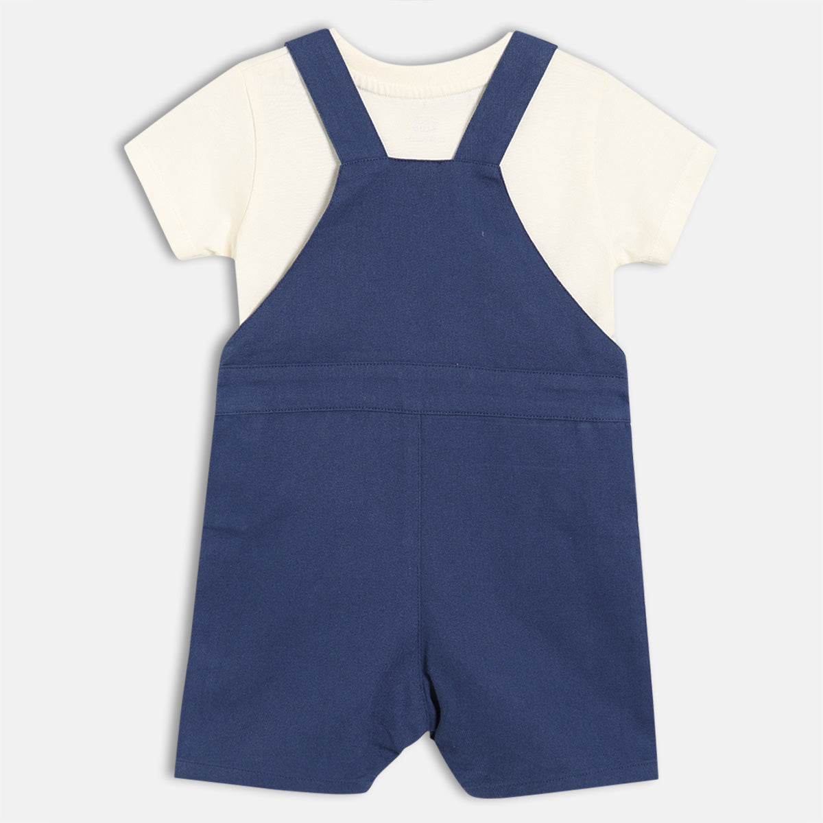 Baby Boys Printed Dungaree Set, Multicolour