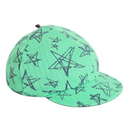 Baby Boys Star Print Cap, Green
