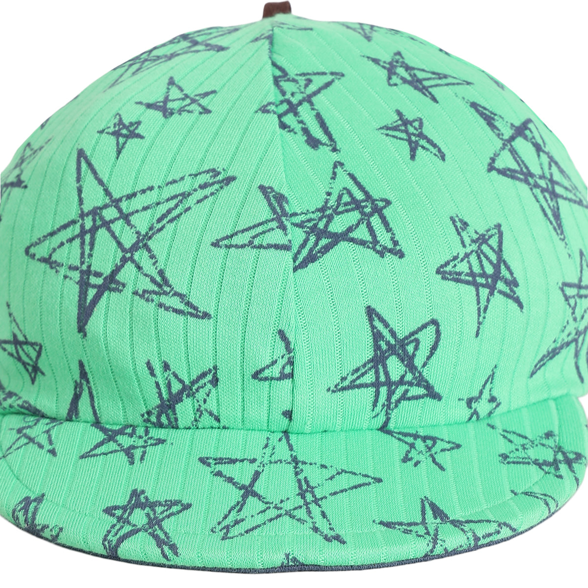 Baby Boys Star Print Cap, Green