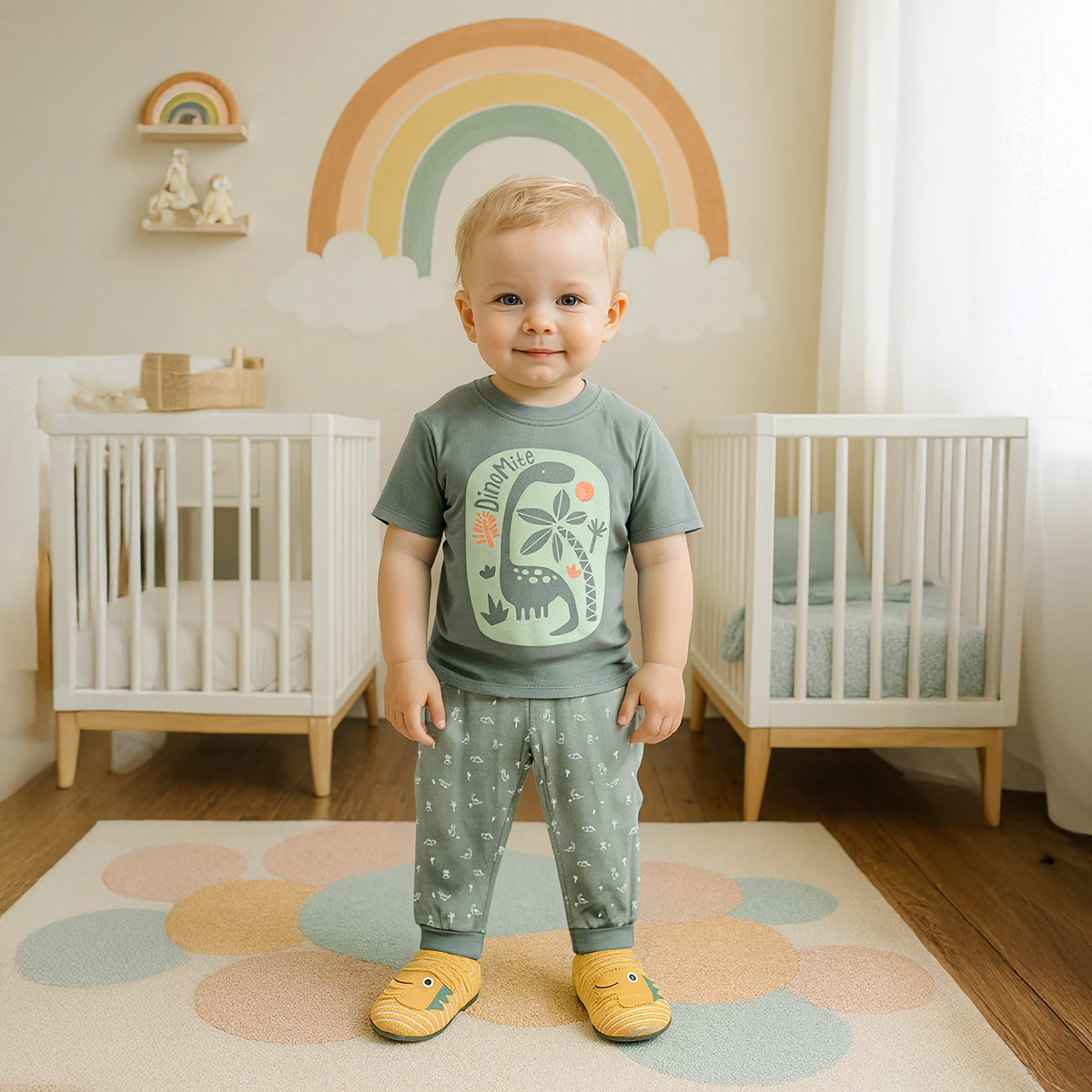 Baby Boys Printed Bottom Set Pack of 3, Multicolor