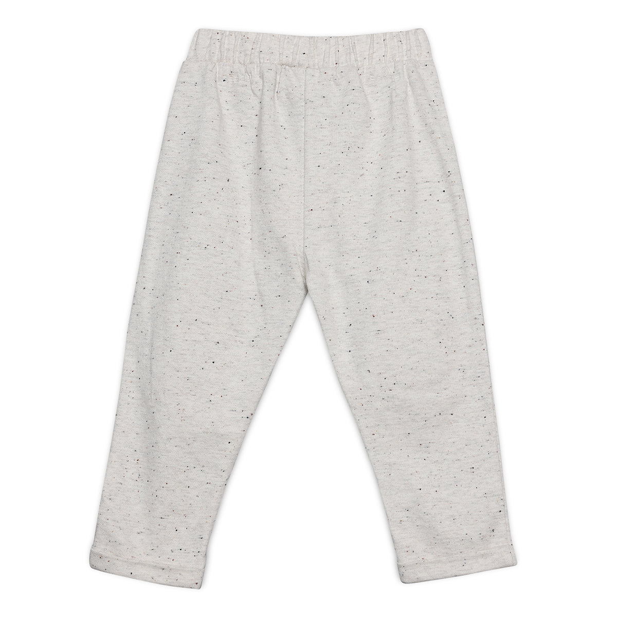 Baby Boys Lion Patch Knit Bottom, Grey