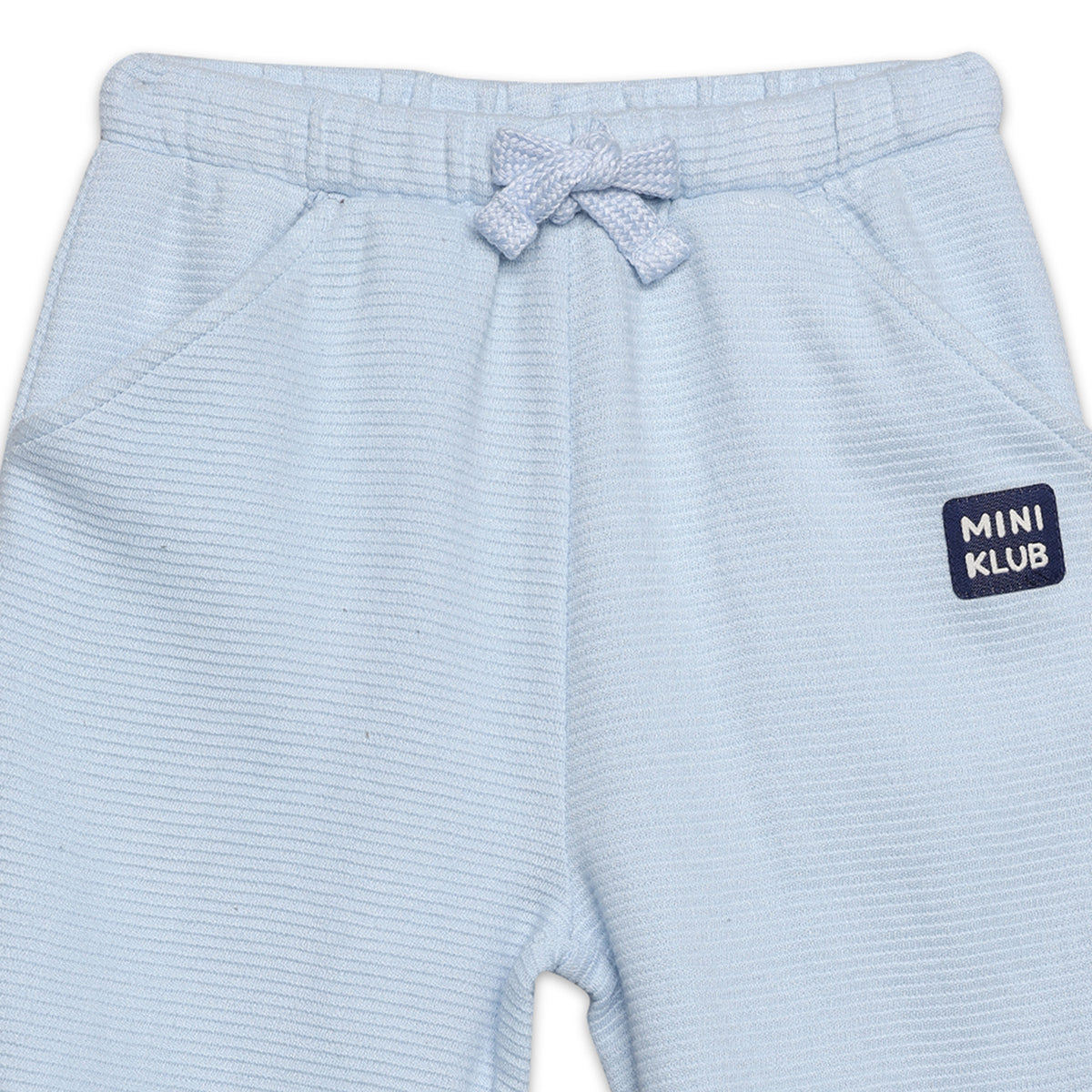 Baby Boys Solid Jogger Pants, Light Blue
