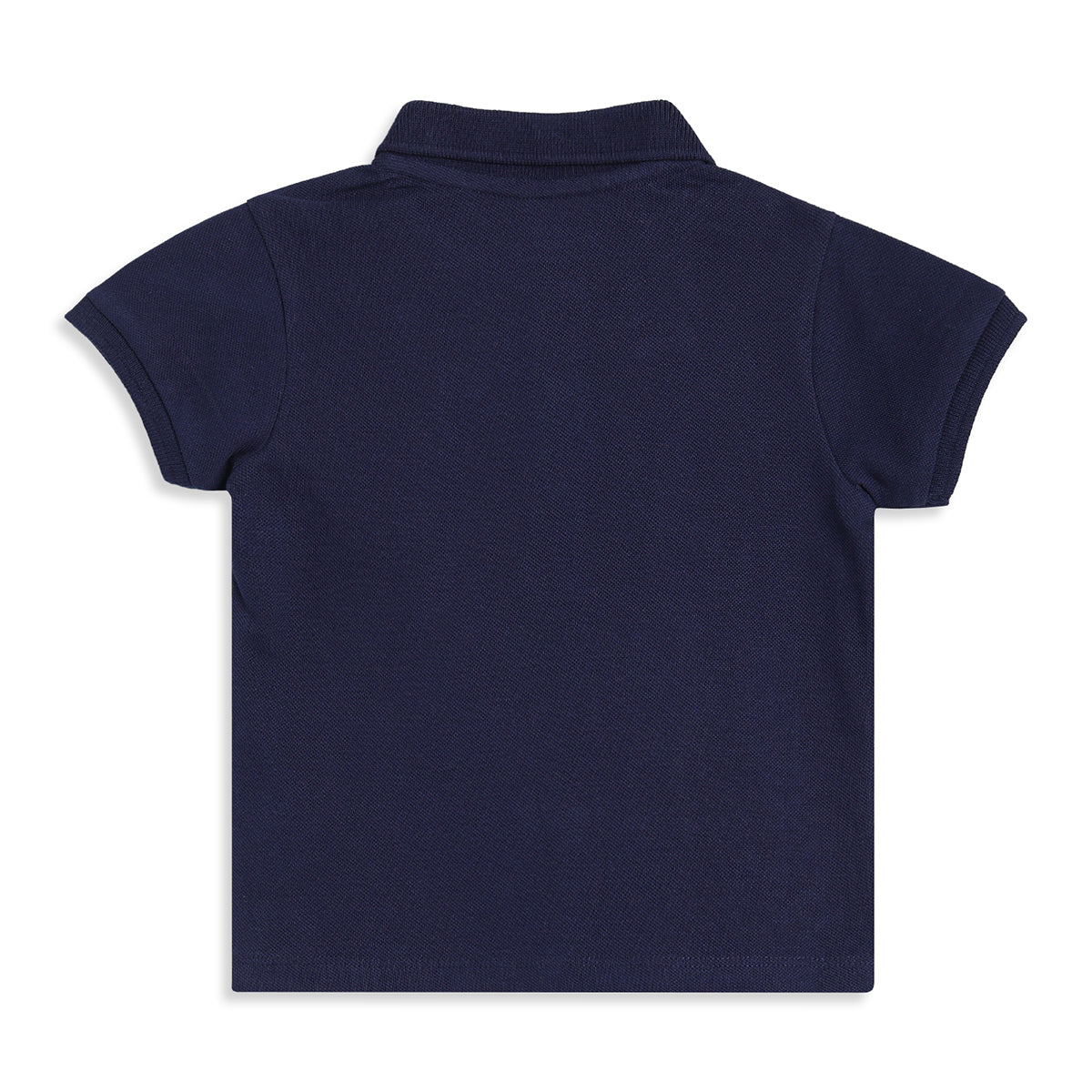Baby Boys Navy Blue Cotton Polo T-Shirt Regular Fit Casual Wear