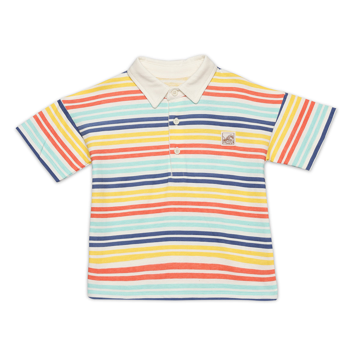 Baby Boys Striped Polo T-Shirt, Multi Colour