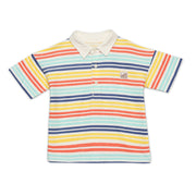 Baby Boys Striped Polo T-Shirt, Multi Colour