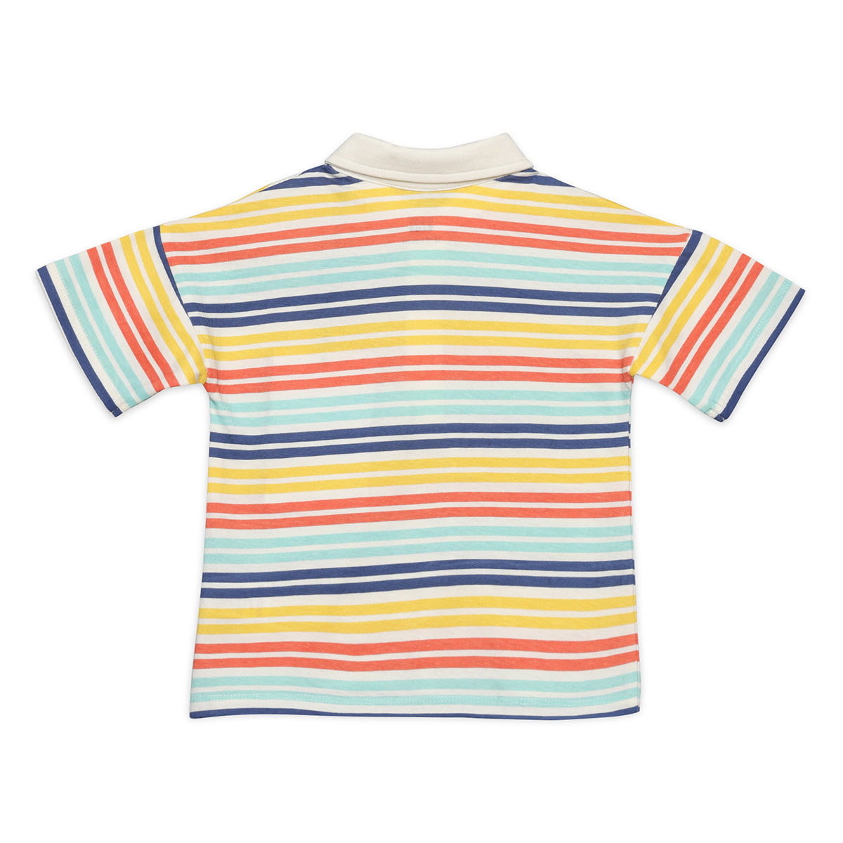 Baby Boys Striped Polo T-Shirt, Multi Colour