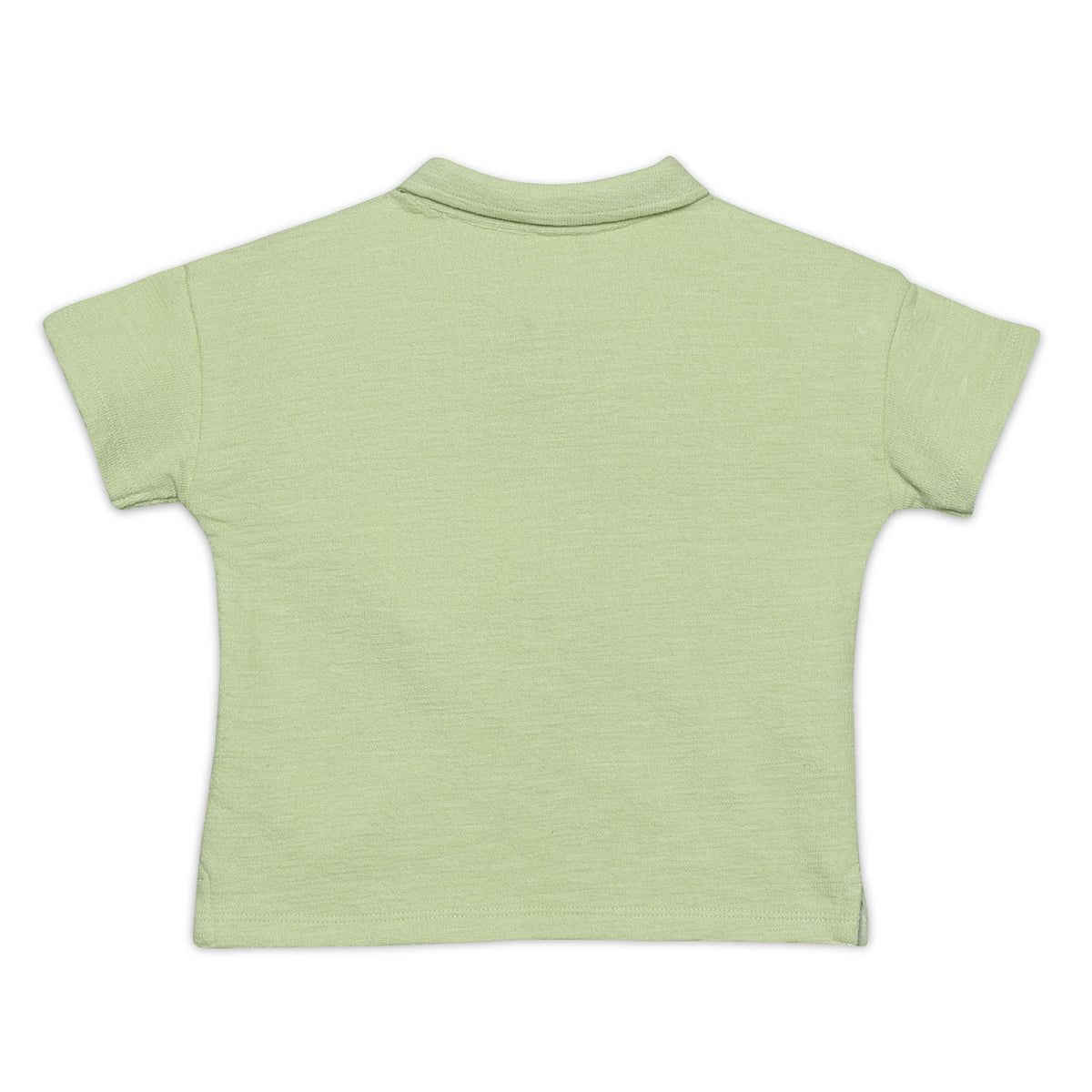 Baby Boys Solid Polo T-Shirt, Light Green