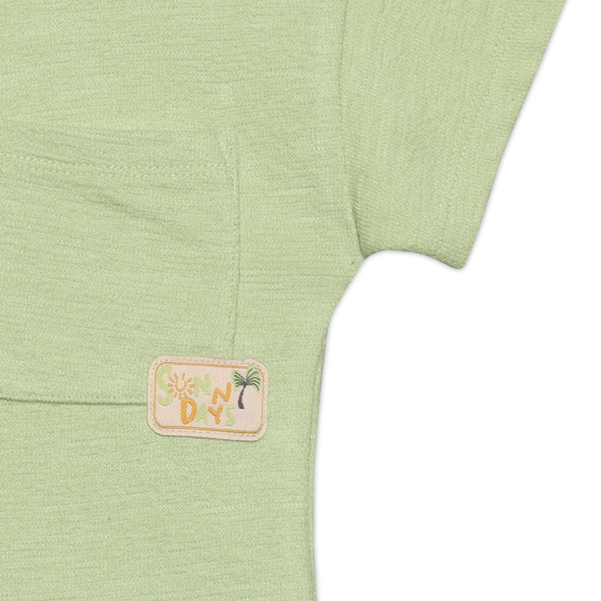 Baby Boys Solid Polo T-Shirt, Light Green
